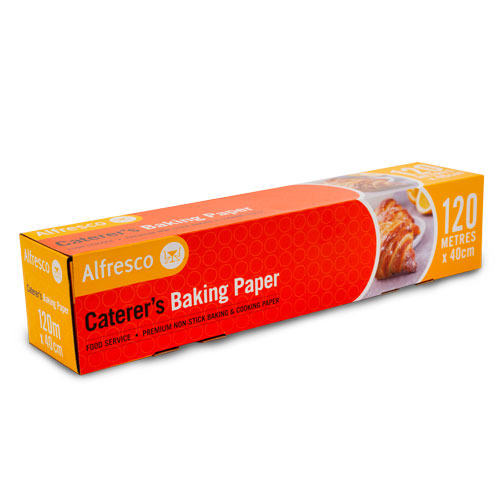 Alfresco Caterer's Baking Paper Food Catering 40cm X 120M