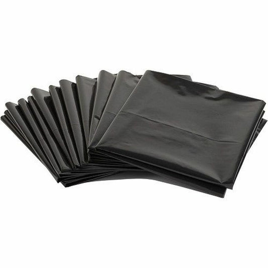 72-77L Black Garbage Bin Liners Economy Bags