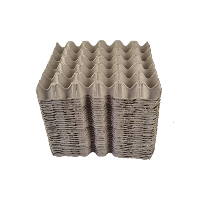 30-Egg Fillers - Brown 30 Cell Pocket Trays For Eggs