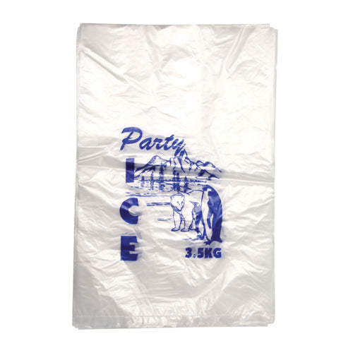 Printed 3.5Kg Hdpe Party Ice Bag