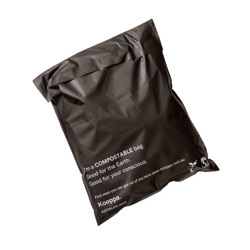 Black Biodegradable Large Mailer 340X440mm Compostable Bag Mailing Satchels