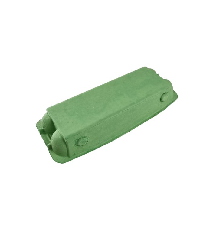 12-Egg Cartons For Full Dozen Eggs - Light Green Flat Top Carton