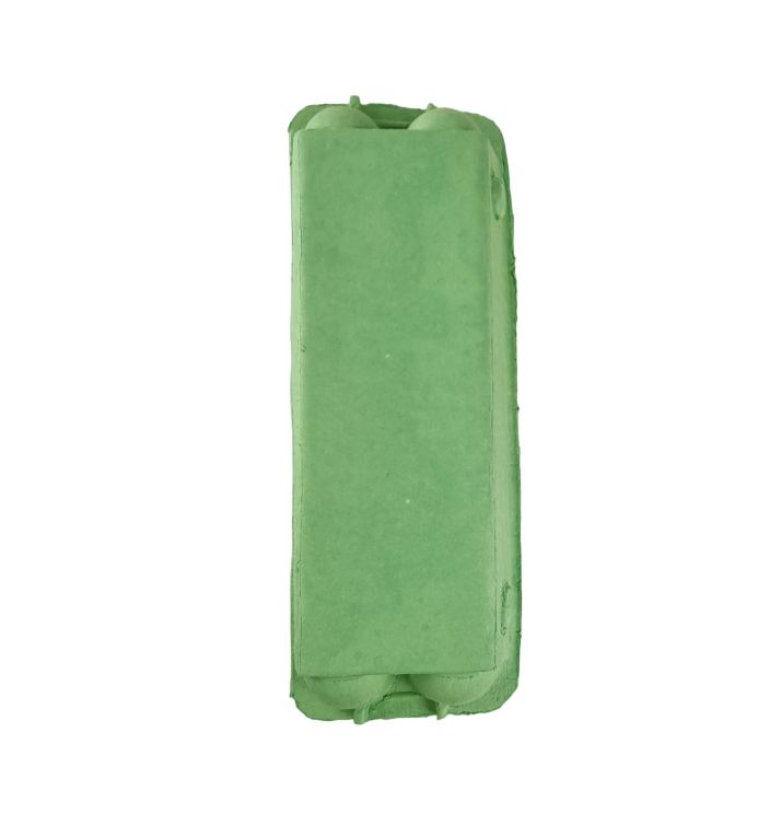 12-Egg Cartons For Full Dozen Eggs - Light Green Flat Top Carton