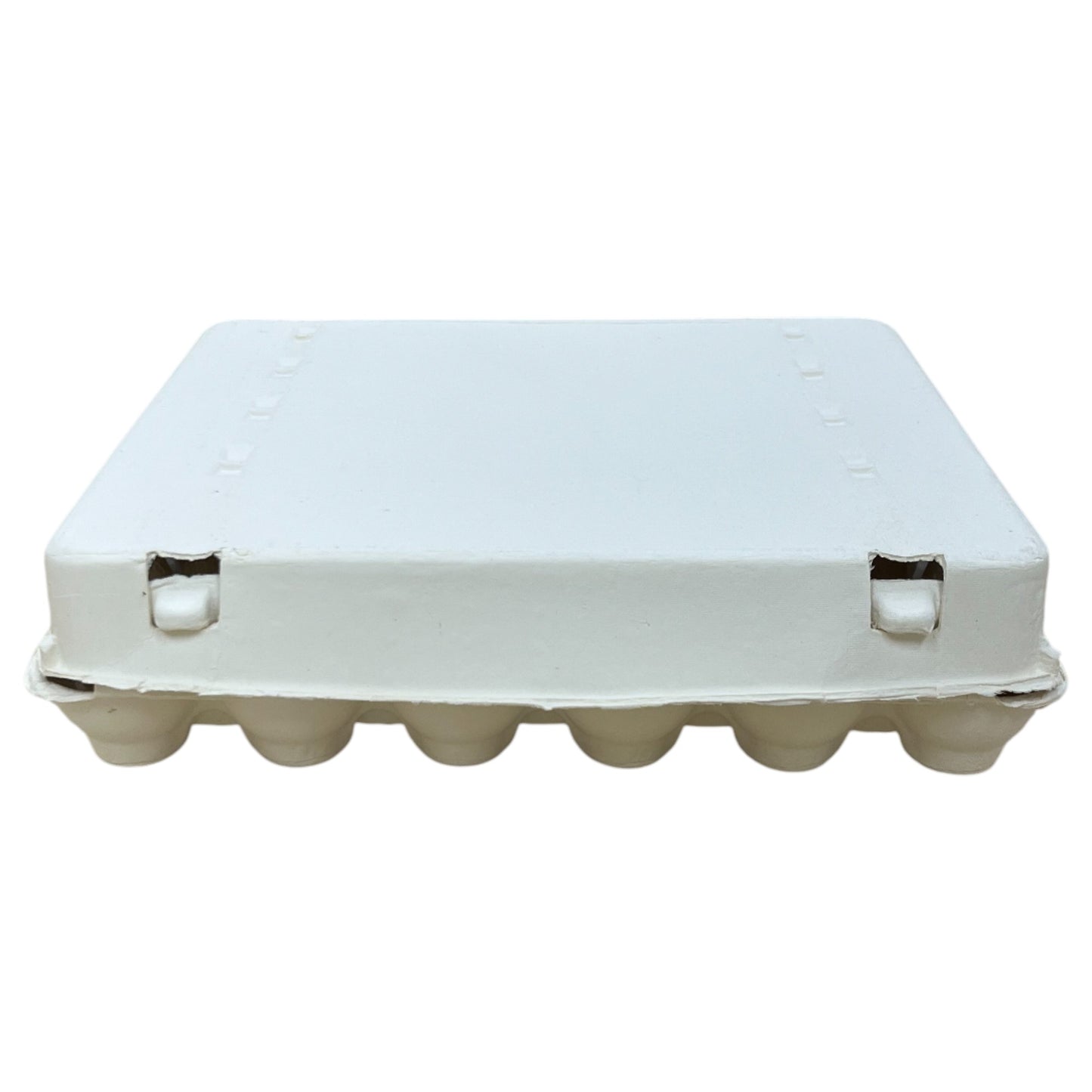 30-Egg Cartons For 2.5 Dozen Eggs - White Flat Top Carton