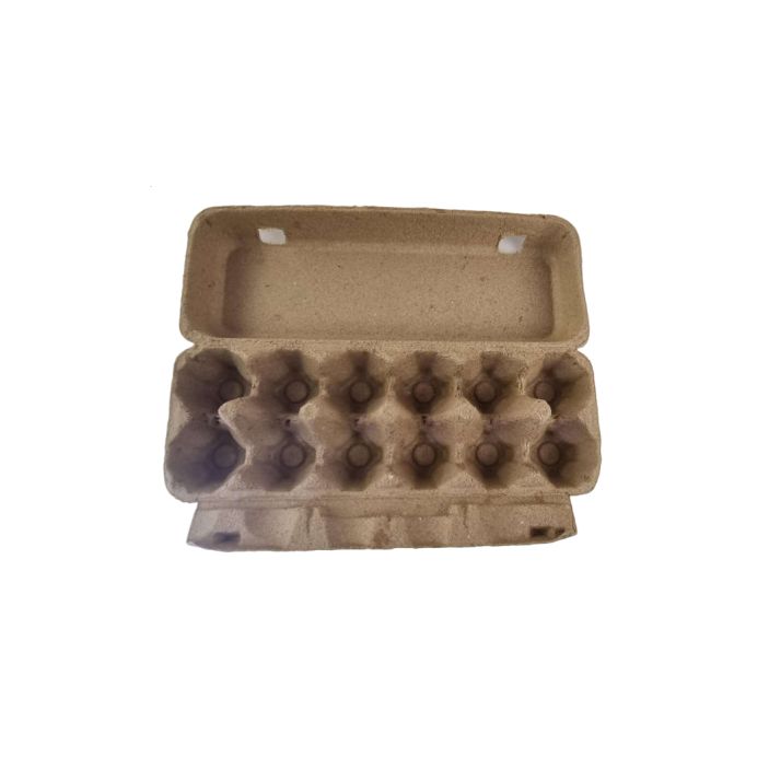 Bulk Lot 12-Egg Cartons Full Dozen- Brown Square Edge (Min. 2400 Pcs)