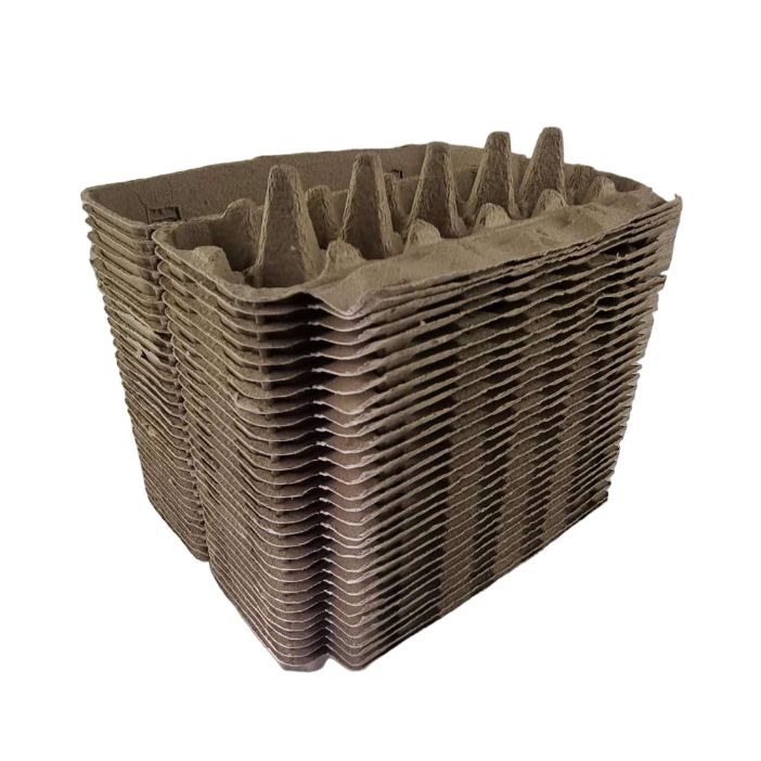 Bulk Lot 12-Egg Cartons Full Dozen- Brown Square Edge (Min. 2800 Pcs)