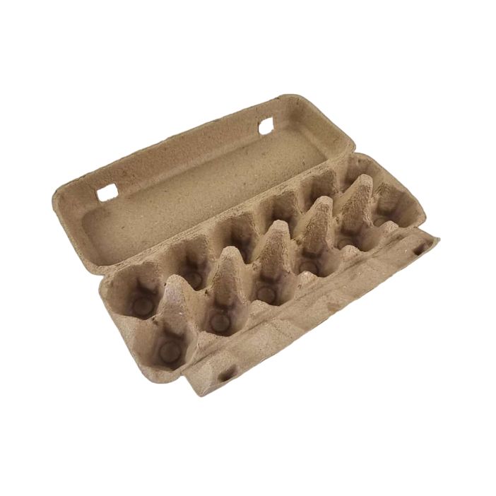 Bulk Lot 12-Egg Cartons Full Dozen- Brown Square Edge (Min. 2400 Pcs)