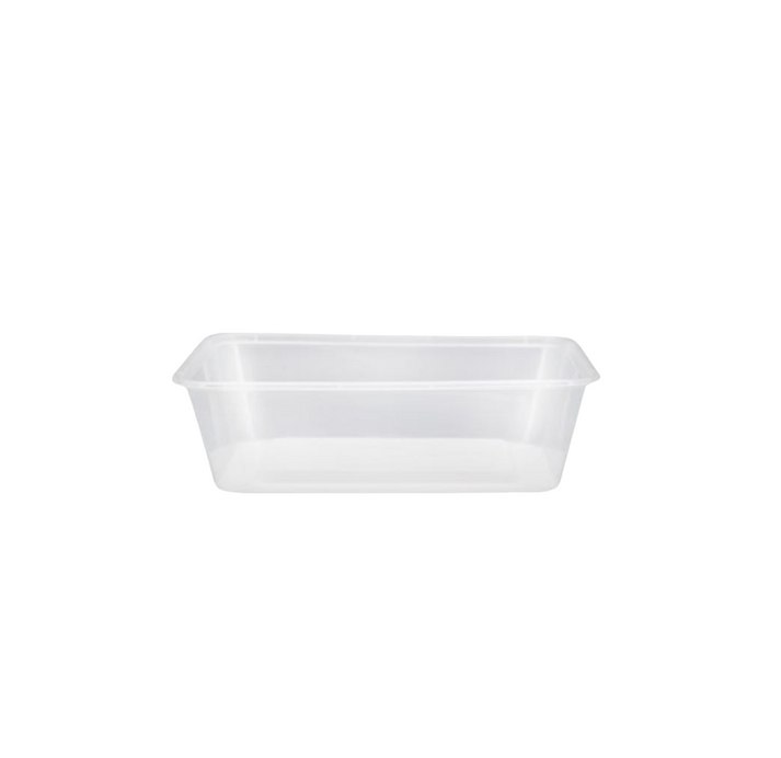 Clear Rectangular Container 650ml With Lids - Salad Fruit Food ...