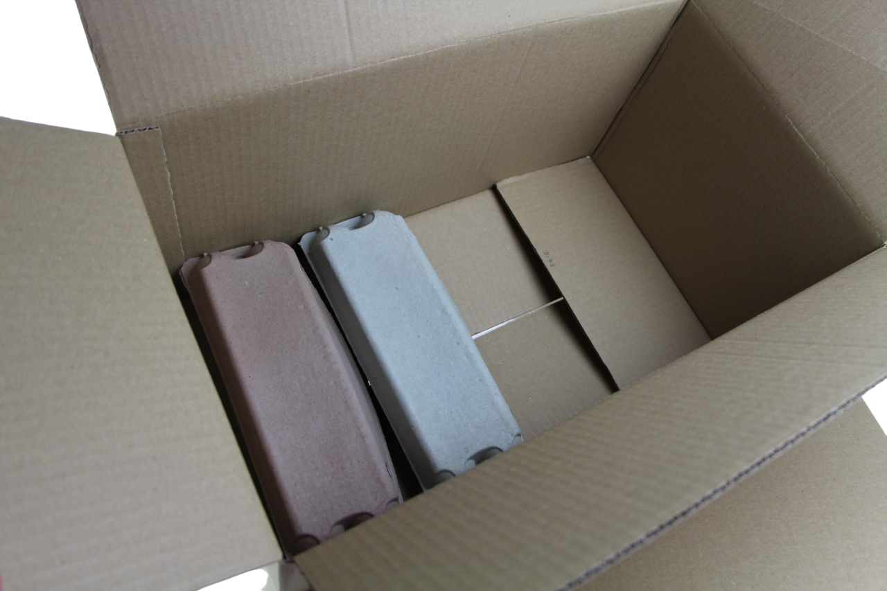 Outer Egg Boxes For 15 X 12-Egg Full Dozen Cartons - Brown